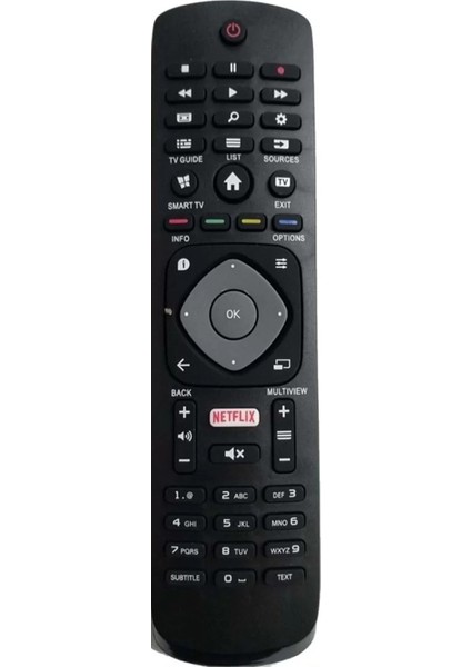 LCD LED Kumanda Philips Maza Mapp 1177 Netflix Tuşlu