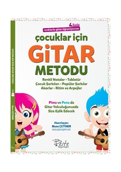 Çocuklar Için Gitar Metodu - Renklerle Gitar Öğreniyorum
