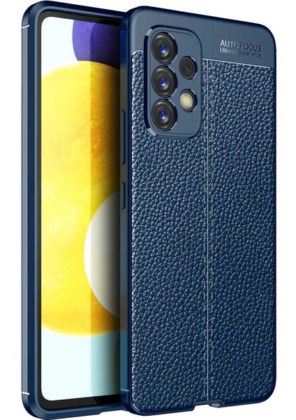 Galaxy A73 Kılıf Nxxa Niss Silikon Kapak-Lacivert