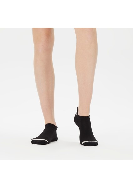 Unıted4 Unisex Beyaz/siyah 2'li Çorap