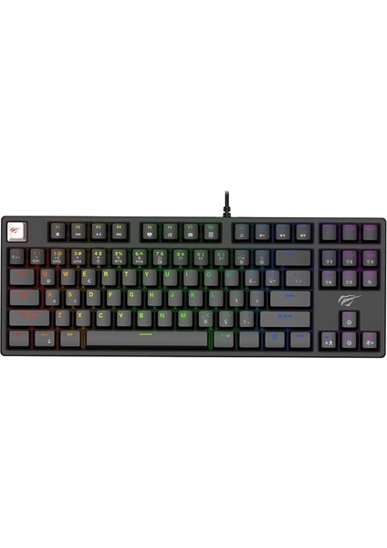 Gamenote KB890L Türkçe Q Mekanik Oyuncu Klavyesi - Siyah