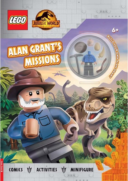(R) Jurassic World (Tm): Alan Grant's Missions: Activity Book With Alan Grant Minifigure
