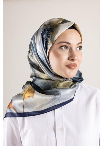 Dijital Kristal Desenli Eşarp 95x95 – Pastel Desen-4 modelleri