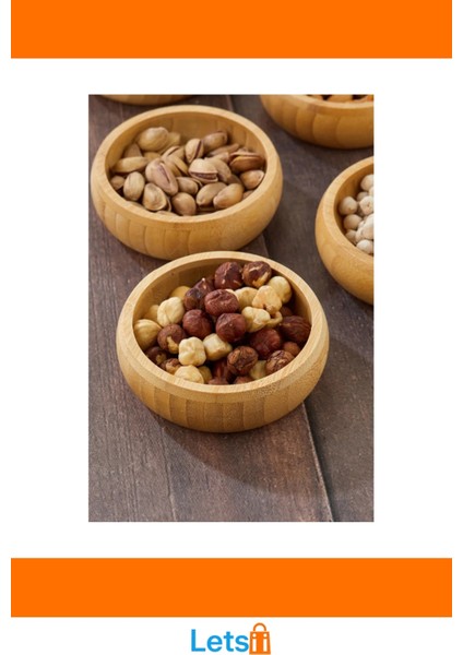 Doğal Ahşap 3'lü Çerezlik Seti Şık ve Pratik Atıştırmalık Sunumu fırsatları