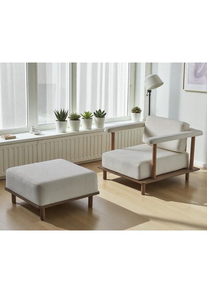 Pia Tekli Koltuk + Puf fiyatları