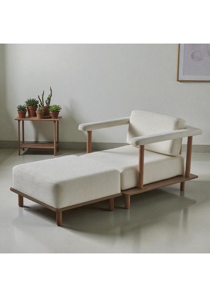 Pia Tekli Koltuk + Puf modelleri