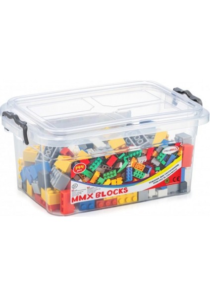 144 Parça LEGO Yapı Blok Seti Saklama Kaplı | 3+ Yaş Eğitici Oyuncak