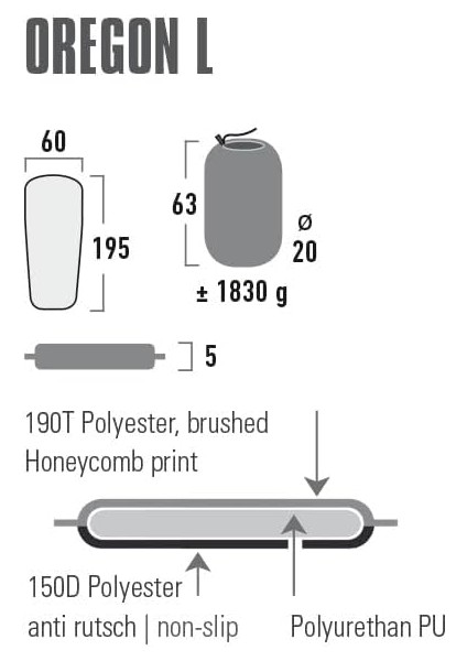 Peak Oregon L Şişme Mat fırsatları