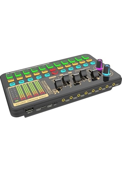 1 Adet Ses Kartı K500 Ses Efektleri Için Abs Mikrofon, Ses Değiştirme Ses Kartı, Telefon/bilgisayar Için fırsatları