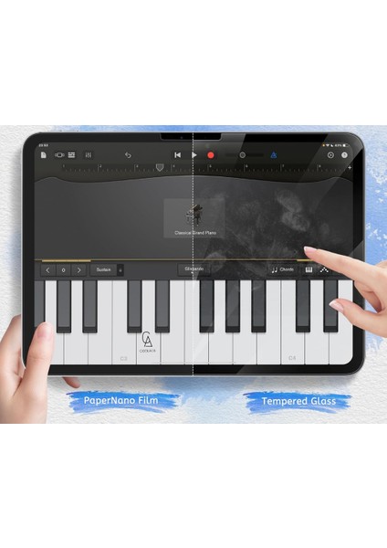 Apple iPad Pro 13 Inç 2025 M5 (A3360-A3361) ile Uyumlu Paperlike Kağıt Hissi Yazım Çizim Ekran Koruyucu Film modelleri