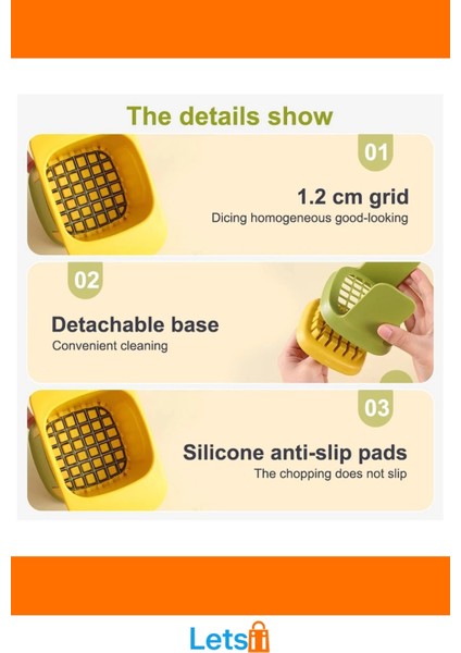 Çok Amaçlı Güvenli Sebze Meyve Doğrayıcı fırsatları