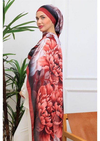 Floral Suluboya Desenli Dijital Soft Şal fırsatları