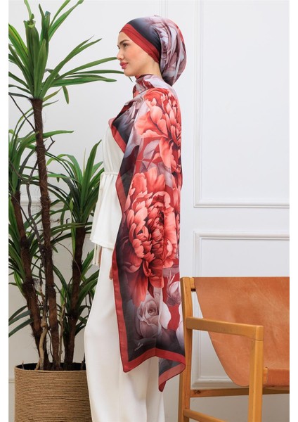 Floral Suluboya Desenli Dijital Soft Şal indirimleri