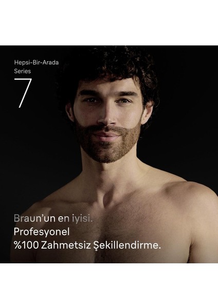 Hepsi Bir Arada Series 7, 15'i 1 Arada Tıraş Kiti, Problade, Autosense, AIO7580 modelleri