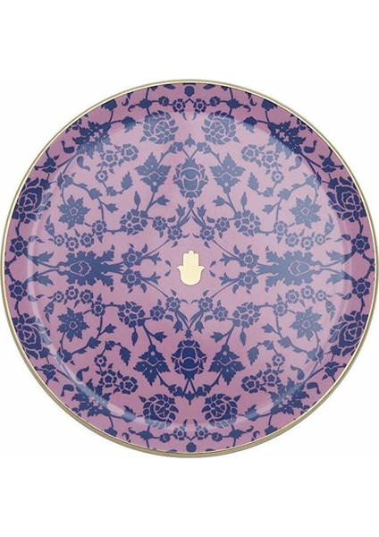 Glamorous Pembe Düz Tabak, 24 cm