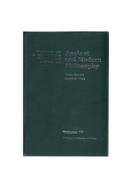 Ancient And Modern Philosophy