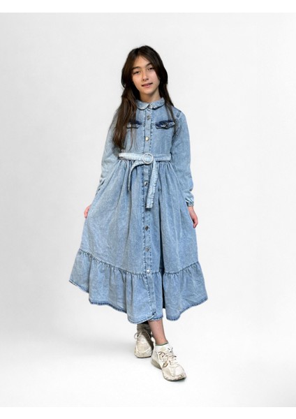 Kız Çocuk Kot Elbise fiyatları