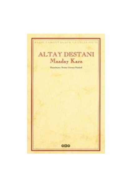 Altay Destanı Maaday Kara