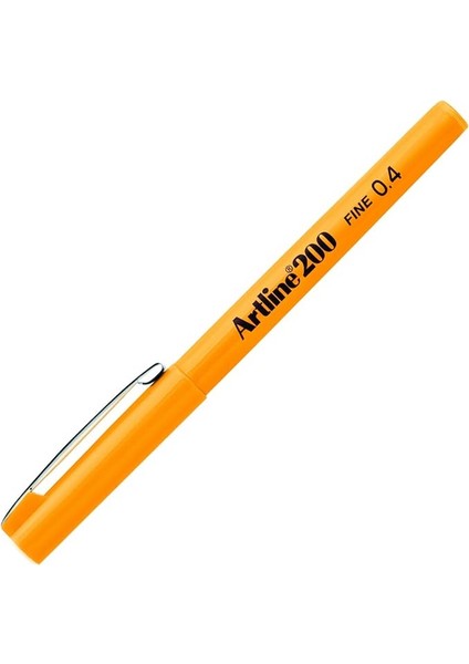 200N Fine Keçe Uçlu Yazı Kalemi Uç:0,4 Mm, Sarı