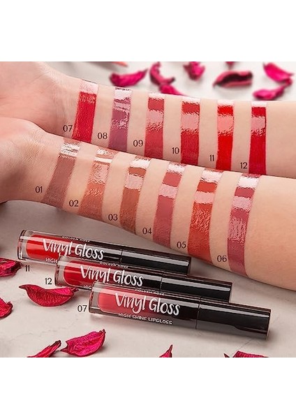 Golden Rose Vinyl Gloss High Shine Lipgloss No:09 1 Paket modelleri