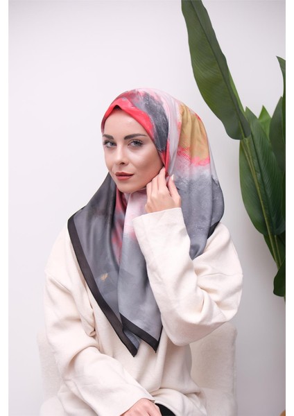 Renkli Karma Desen Dijital Soft Eşarp fırsatları