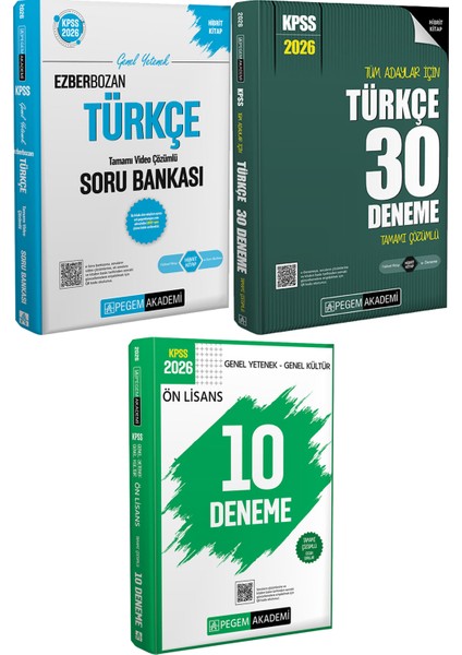 2026 Kpss Ezberbozan Türkçe Soru 30 Deneme - 2026 Kpss Ön Lisans Çözümlü 10 Deneme