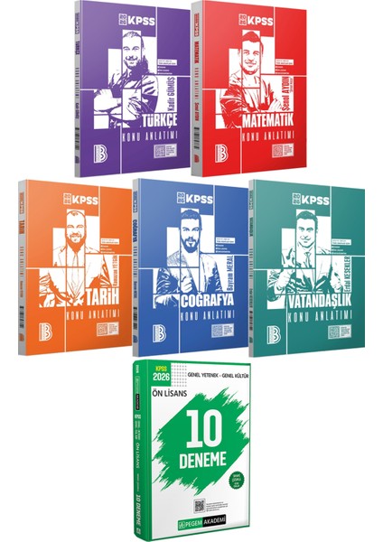 2026 Kpss Türkçe Matematik Tarih Coğrafya Vatandaşlık Konu Anlatımı - 2026 Kpss Ön Lisans Çözümlü 10 Deneme