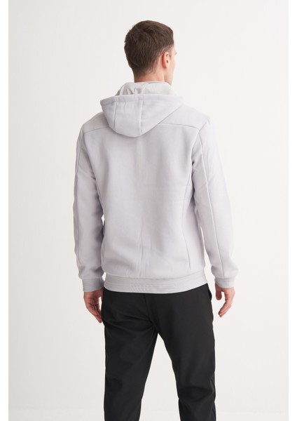 Caz 13115 Kapşonlu Beli Lastikli Erkek Micro Mont Gri fırsatları