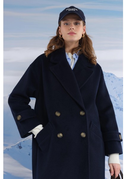 Kolu Apolet Detaylı Kaban Lacivert