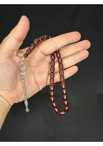 Toz Kehribar Tesbih Kahverengi Renkli Kapsül Kesim 10,5mmx8,5 T-587 indirimleri