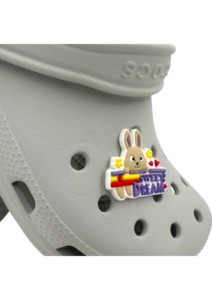 Terlik Süsü ve Aksesuarı , Çanta Süsü – Jibbitz 3D Sweet Dream Tavşanlı Figür Aksesuar fiyatları
