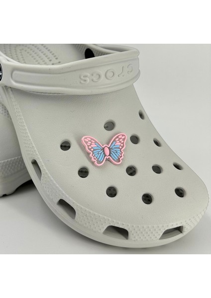 Terlik Süsü ve Aksesuarı , Çanta Süsü – Jibbitz 3D Büyük Boy Desenli Kelebek Figür Logo Aksesuar modelleri