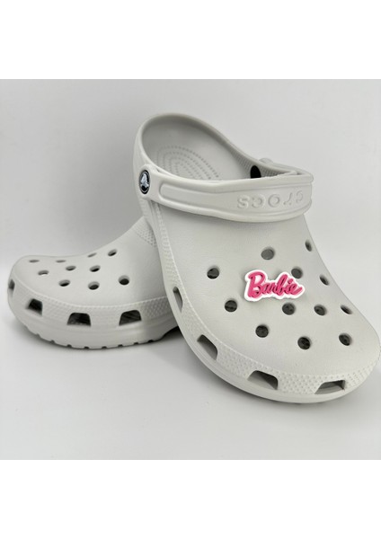 Terlik Süsü ve Aksesuarı , Çanta Süsü – Jibbitz 3D Barbiee Yazı Logo Figür Aksesuar modelleri