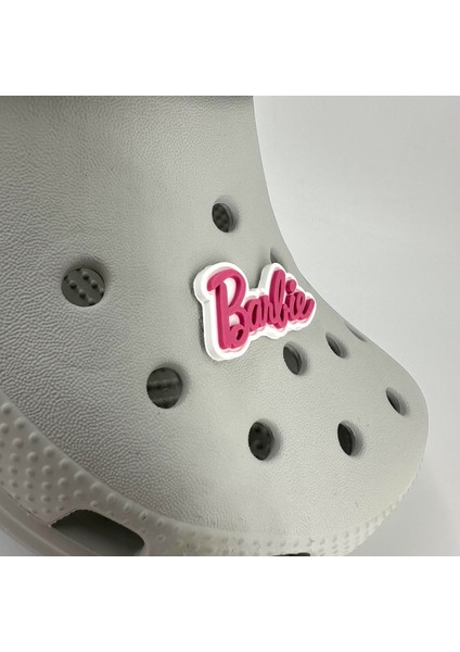 Terlik Süsü ve Aksesuarı , Çanta Süsü – Jibbitz 3D Barbiee Yazı Logo Figür Aksesuar fırsatları