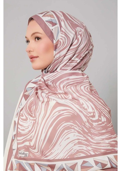 Gül Kurusu Zebra Desen Club Şal modelleri