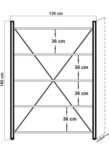 Cosmo Fix Kitaplık Atlantik fırsatları