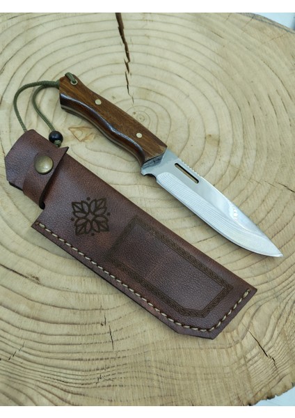 El Yapımı Kök Ceviz Kabzeli Paslanmaz Kamp Bıçağı Bushcraft Outdoor Dış Mekan Bıçağı fiyatları