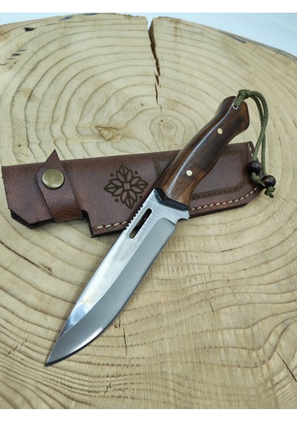 El Yapımı Kök Ceviz Kabzeli Paslanmaz Kamp Bıçağı Bushcraft Outdoor Dış Mekan Bıçağı modelleri