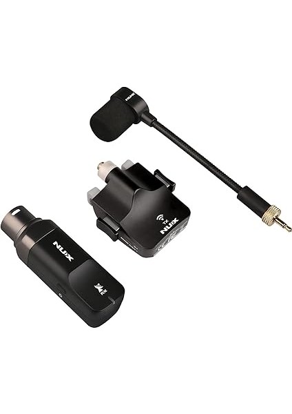 | B-6 Kablosuz Saksafon Mikrofon Sistemi - 2,4 Ghz Klipsli Verici, Kuğu Boynu Mikrofonlu ve Şarj Edilebilir Usb-C Kasalı fırsatları