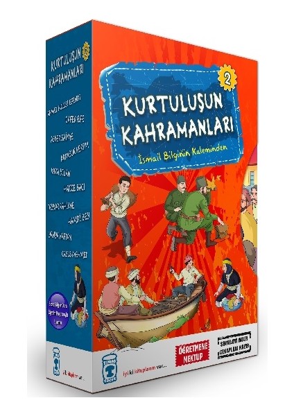 Kurtuluşun Kahramanları Seti 2 (10 Kitap Takım)