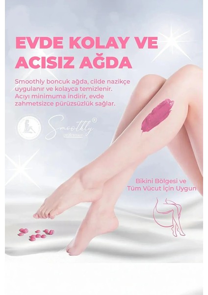 Soyulabilen Hassas Ciltler Için Boncuk Sir Ağda Seti 225G. Boncuk Ağda + Sir Ağda Makinası +Spatula modelleri