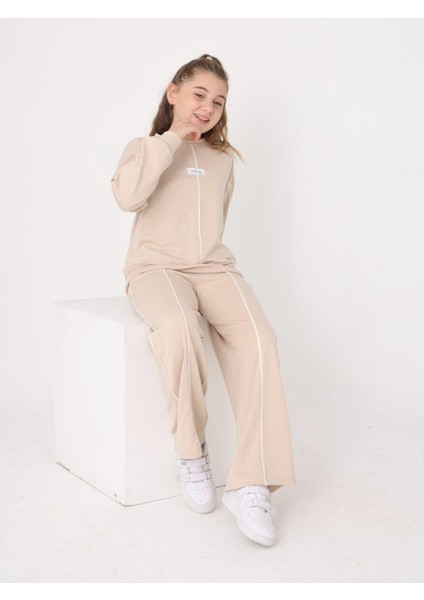 Linelle Kız Çocuk Eşofman Takımı Bej fiyatları