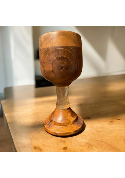 🌿 El Yapımı Akasya Ağacı ve Epoksiden Ahşap Bardak fiyatları