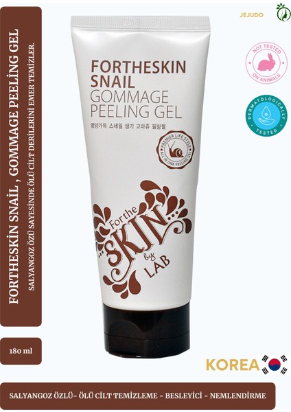 Snail Gommage Peeling Gel 180 ml – Salyangoz Özlü Gommage Jel, Ölü Deri Arındırıcı