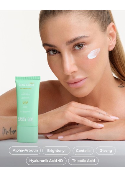 Glow Guard - Koruyucu ve Leke Karşıtı Güneş Kremi 50+ SPF - 50ml modelleri