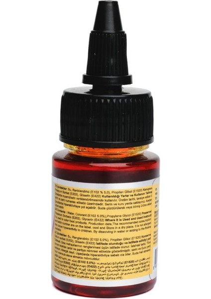 Su Bazlı Likit 25 gr Sarı Gıda Boyası – Pasta, Krem Şanti ve Şeker Hamuru Için Canlı Renk Boyası fiyatları