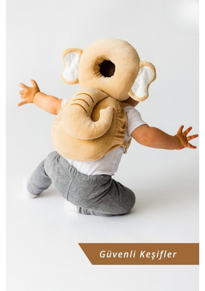 Bebek Kafa Koruma Yastığı – Boyun ve Düşme Yastığı Koruyucu Yastık Fil Figürlü Yastık fırsatları