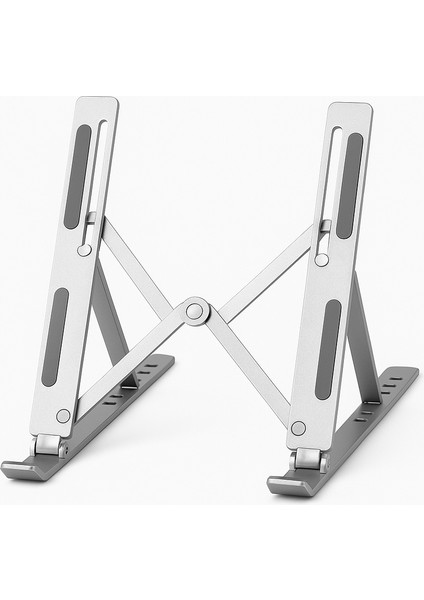 Notebook Laptop Standı Ayarlanabilir Kademeli Gümüş