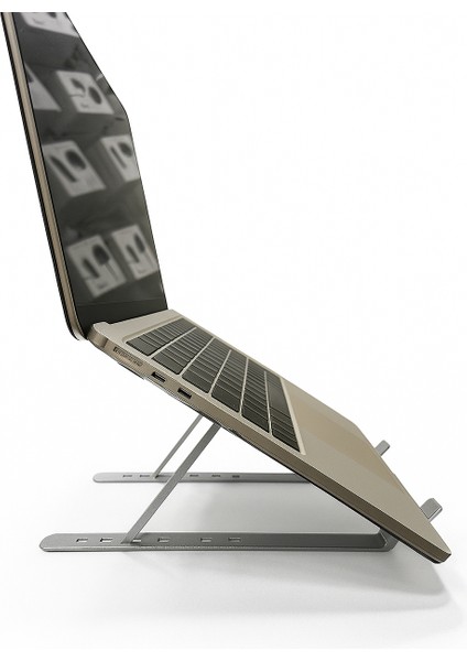 Notebook Laptop Standı Ayarlanabilir Kademeli Gümüş indirimleri