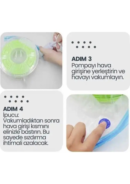 Filament Saklama Poşeti ve Vakum Pompa Kiti - 5 Poşet fırsatları